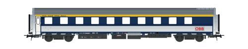L.S. Models LS47037 Schlafwagen WLAB-30 ÖBB, Ep.VI, inox/blau, Wortmarke